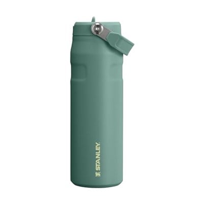 STANLEY IceFlow™ Aerolight™ Flip Straw 2.0 Pipetli Termos Su Şişesi 0.7 Litre - Yeşil (Shale) | Paslanmaz Çelik