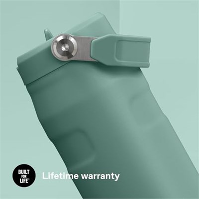STANLEY IceFlow™ Aerolight™ Flip Straw 2.0 Pipetli Termos Su Şişesi 0.7 Litre - Yeşil (Shale) | Paslanmaz Çelik