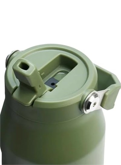 Stanley IceFlow Aerolight Flip Straw 2.0 Pipetli Su Şişesi, Haki (Dried Pine), 1.06 Litre - Seçenekler: 0.7 L, 0.7 Liters, 1.06 Liters