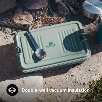 STANLEY Legendary Useful Box Çok Amaçlı Saklama Kutusu 1.1 Litre - Yeşil (Hammertone Green) | Paslanmaz Çelik