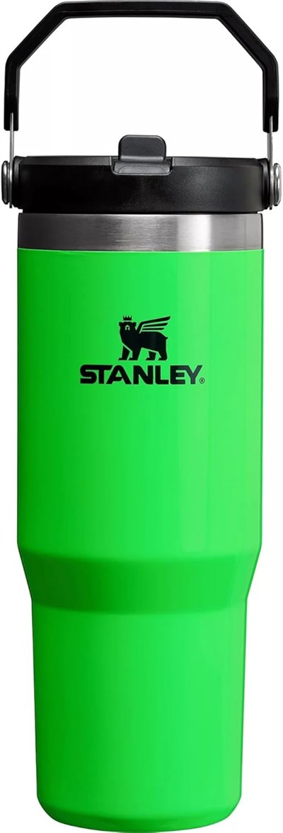 STANLEY Paslanmaz Çelik IceFlow Flip Hasır Bardak (Neon Yeşili, 30 oz)