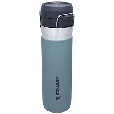 STANLEY Quick-Flip Termos 0.7 Litre - Yeşil (Shale) | Paslanmaz Çelik | 12 saat. Soğuk – Sızdırmaz – BPA içermez – Bulaşık makinesinde yık - Seçenekler: 0.7 Liters, 1.06 Liters, 1.1 Liters, 0.5 Liters