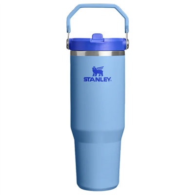 Stanley The IceFlow Flip Straw Pipetli Termos Bardak 890 Ml Blue Sky