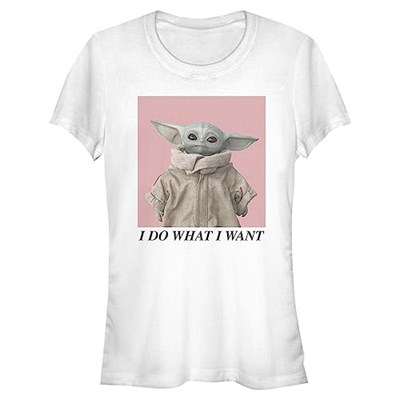 Star Wars The Mandalorian - Sassy Baby Bisiklet Yaka T-Shirt Tişört Kadın