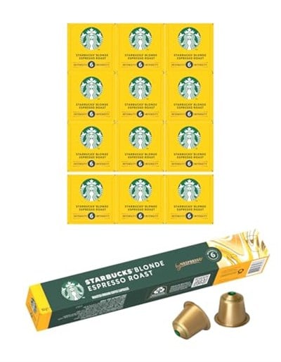 Starbucks By Nespresso Blonde Espresso Kapsül Kahve 12 X 10 Adet