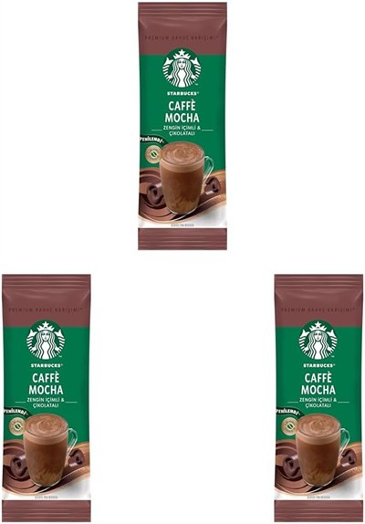 STARBUCKS Caffè Mocha Premium Kahve Karışımı 22 g 3lü paket