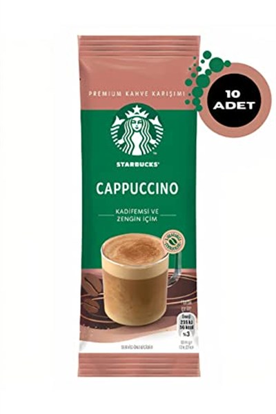 Starbucks Cappuccino Premium Kahve Karışımı (10 x 18gr)