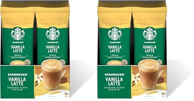 Starbucks Vanilla Latte Premium Kahve Karışımı, 10x21.5 g (2 paketi)