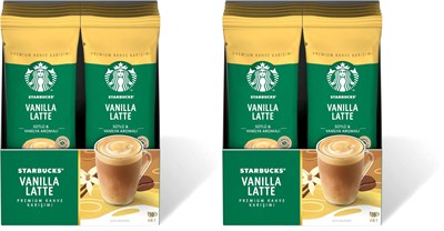 Starbucks Vanilla Latte Premium Kahve Karışımı, 10x21.5 g (2 paketi)