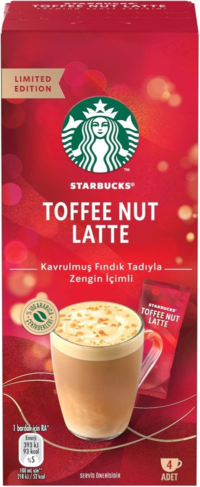 Starbucks Vanilla Latte Premium Kahve Karışımı, 10x21.5 g (2 paketi)
