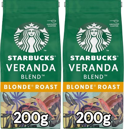 Starbucks Veranda Blend Öğütülmüş Kahve 200 g (2 paketi)