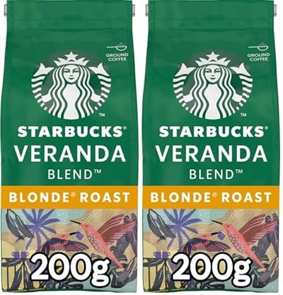 Starbucks Veranda Blend Öğütülmüş Kahve 200 g (2 paketi)
