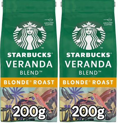 Starbucks Veranda Blend Öğütülmüş Kahve 200 g (2 paketi)