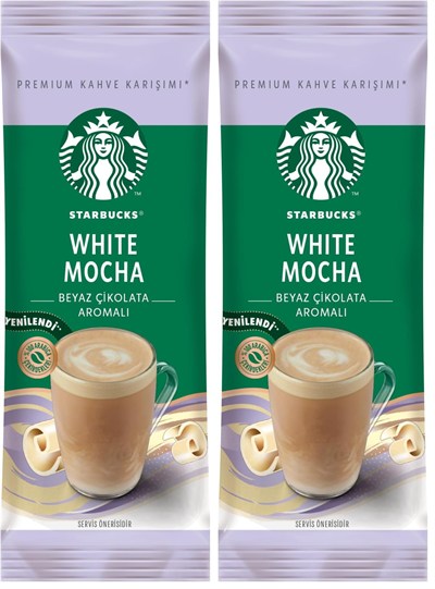 STARBUCKS White Mocha Premium Kahve Karışımı 24 g 2li paket