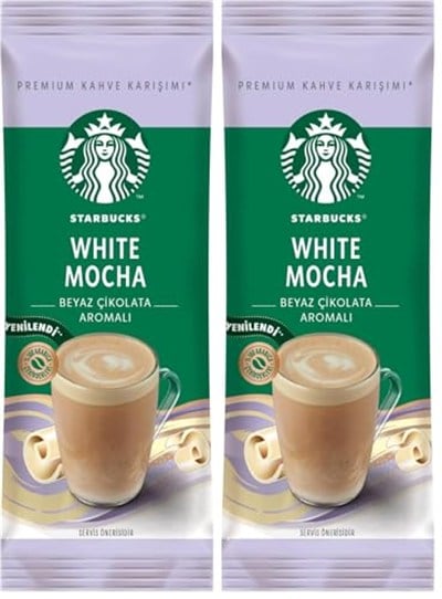 STARBUCKS White Mocha Premium Kahve Karışımı 24 g 2li paket