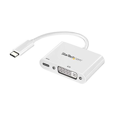 StarTech.com USB C - DVI Adaptörü, Güç Teslimatı