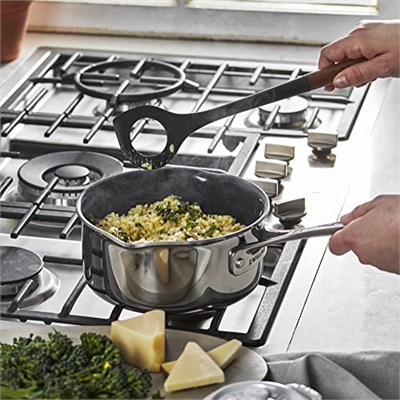STAUB 40503-108 Risotto Kaşık, Silikon, Mat Siyah