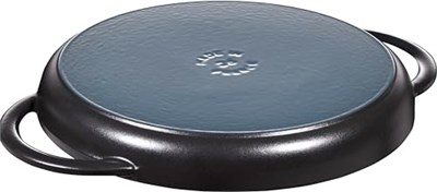 Staub Döküm Izgara Tava Çift Kulplu 26 cm Siyah