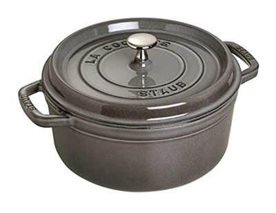 Staub La Cocotte Döküm Tencere, Demir, Gri