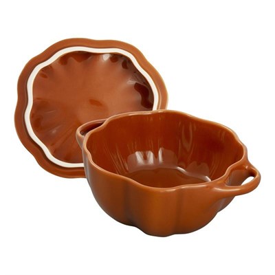 Staub Seramik Balkabağı Mini Tencere Tarçın 15 Cm 700 Ml