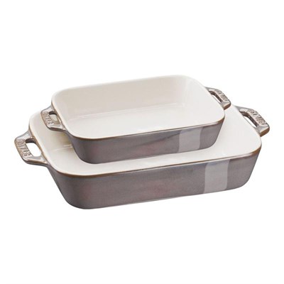 Staub Seramik Fırın Kabı Seti, 2li