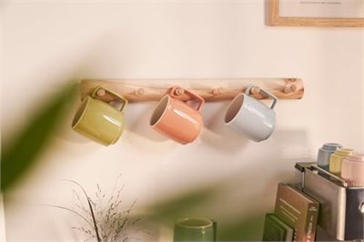 STAUB Seramik Kupa Seti, 350 ml, Makaron Renkli, 6 Parça, Mikrodalga ve Bulaşık Makinesi Uyumlu