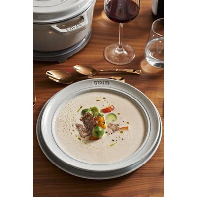 Staub Tabak, 24 Cm | Trüf Beyazı