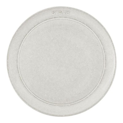 Staub Tabak Sığ, 20 Cm, Seramik, Beyaz Trüf