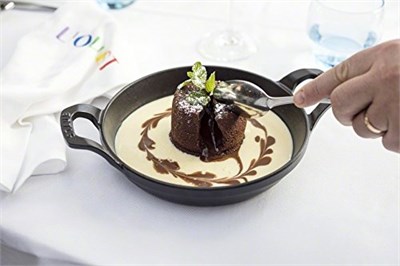 STAUB Toz İstiflenebilir Fırın Kabı, Yuvarlak (16 Cm, 0,4 L İçerisinde Bulunan Mat Siyah Kaplı Tepsi İle) Grafit Grisi