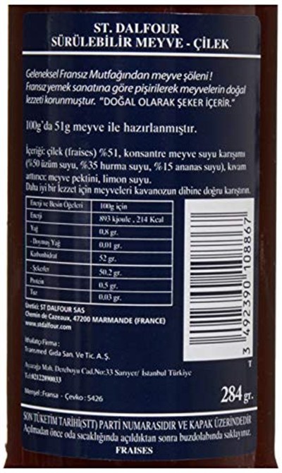St.Dalfour Çilek 284 Gr.