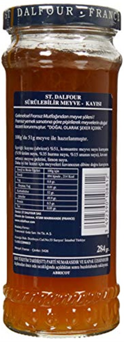 St.Dalfour Kayısı Reçeli 284 Gr.