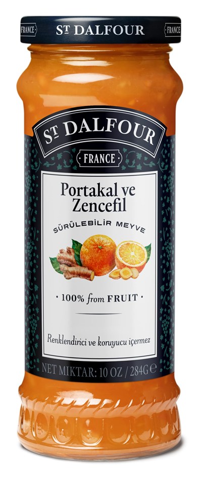 St.Dalfour Zencefil & Portakal Reçeli 284 Gr.