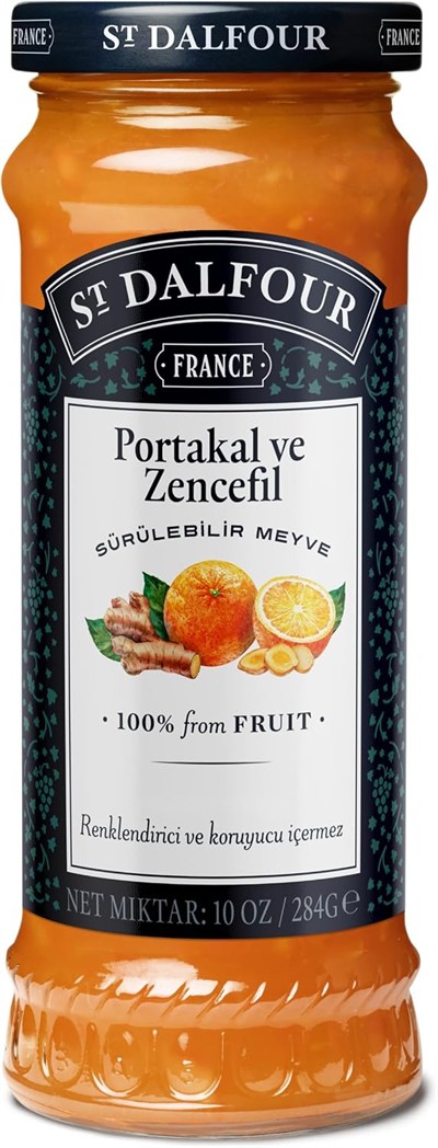 St.Dalfour Zencefil & Portakal Reçeli 284 Gr.
