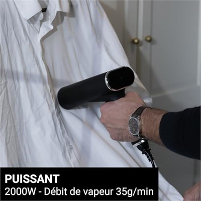 STEAMONE - Steamer buharlı düzleştirici 2000 W 35 g/dk – taşınabilir ütü – kapasite 80 ve 150 ml – kirleri%99,99 giderir – 15 saniye içinde hazır – kablo 3 m – kompakt format – EUFD80BV2 | James Katla