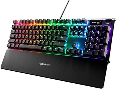 Steelseries Apex 5 Hibrit Mekanik Gaming Klavye, Her Tuş İçin Rgb Aydınlatma, Oled Ekran, Türkçe QWERTY