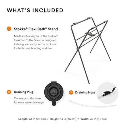 STOKKE® Flexi Bath® Stand – Stokke® Flexi Bath® küvet için pratik stand