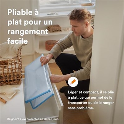 Stokke Flexi Pratik Bebek Banyo Küveti Mavi