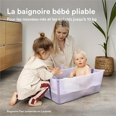 Stokke Flexi Pratik Bebek Banyo Küveti Mavi