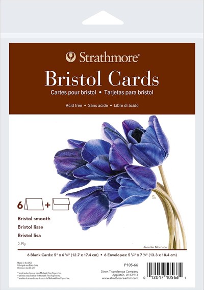 Strathmore Yaratıcı Kartlar, Deckle Kenarlı Fildişi Rengi, 12,7 x 17,5 cm, 50li Paket, Zarflar Dahildir - Düğünler, Etkinlikler, Doğum Günleri için Boş Tebrik Kartları