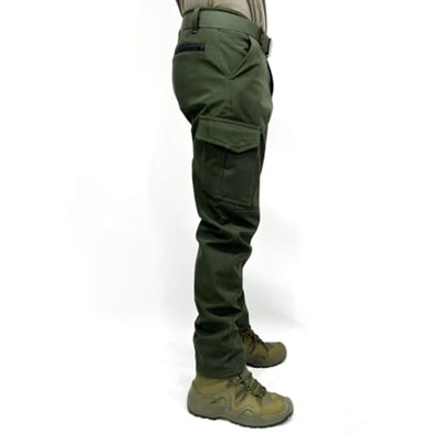 Su-Rüzgar Geçirmez Haki Softshell Pantolon