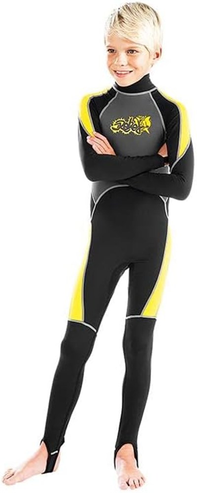 SUBGEAR Rash Guard SUN&FUN, Likra Çocuk UV Korumalı Uzun Deniz Elbisesi 86CM/3 yaş/3XS