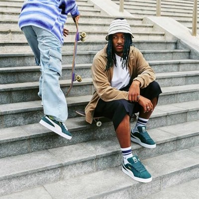 Suede XL Erkek Yeşil Sneaker Ayakkabı 39520521