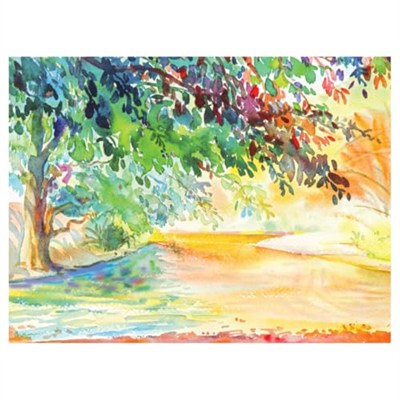 Suluboya kağıdı, beyaz, paket, 140 lb, 9 x 12 , 50 sayfa