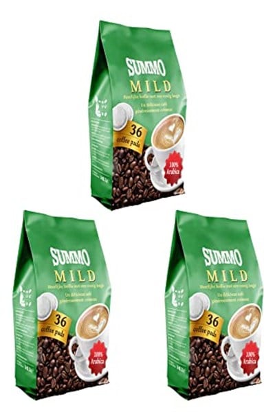 SUMMO Mild 108li Avantaj Paketi (36X3) Senseo Pad Coffee Pads Kahve Kapsülü