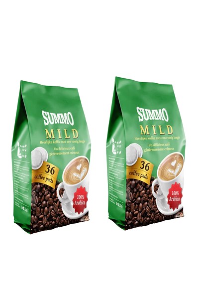 Summo Mild Philips Senseo Pod Kahve Kapsülü 72’li Avantaj Paketi (36X2 Paket)