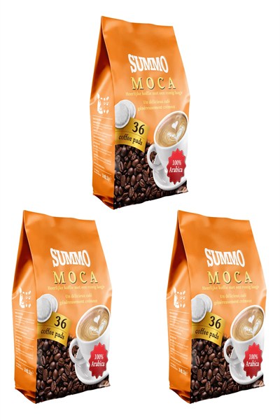 Summo Moca 108li Avantaj Paketi (36X3) Senseo Pods Coffee Pod Kahve Kapsülü