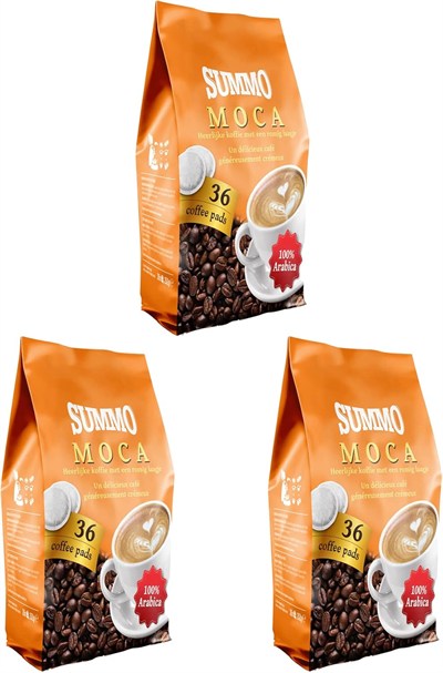 Summo Moca 108li Avantaj Paketi (36X3) Senseo Pods Coffee Pod Kahve Kapsülü