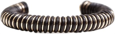 Suni Deri Sarmalı Cuff Bileklik