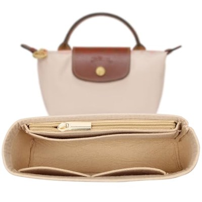 Sunshine smile Le Pliage Organizer Mini,Longchamp çanta mini için düzenleyici, Longchamp mini için çanta düzenleyici, Longchamp çanta kadınlar için mini boyut, organizer, tekli mini