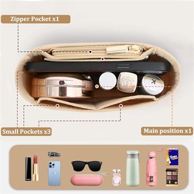Sunshine smile Le Pliage Organizer Mini,Longchamp çanta mini için düzenleyici, Longchamp mini için çanta düzenleyici, Longchamp çanta kadınlar için mini boyut, organizer, tekli mini